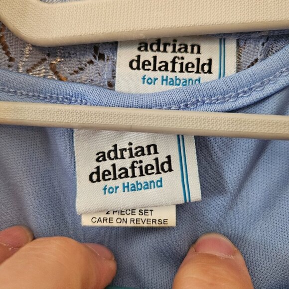 Asrian Delafield Two Layer Blue Top - Picture 7 of 10